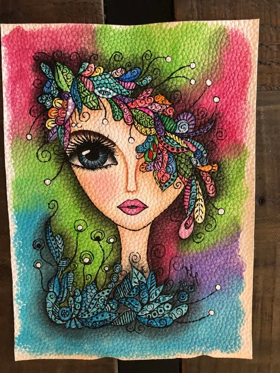 粉丝手绘的精美人物插画作品